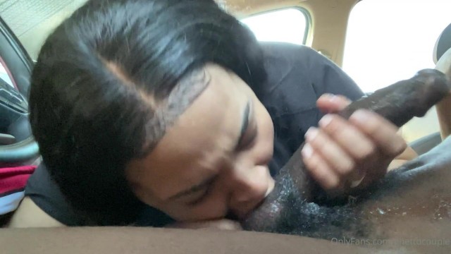 Some good sloppy nut swallowing car head