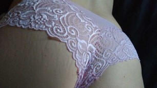 The Mrs Playing In Her Pink Panties