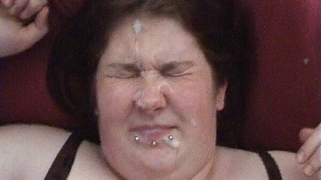 Fat Girl Dislikes Facial (Cum Goes Up Her Nose)