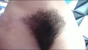 Hairy mature cunt, close-up, amateur