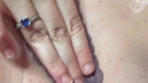 Hotwife puts panties back on after 3 creampies