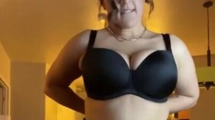 Horny big natural boobs