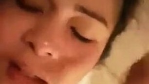Asian girlfriend fucked hard and screaming