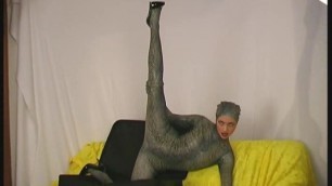 Flexi Girl Dressed Like a Snake (clip)