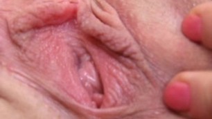 Extreme Close Up of Pussy Examination