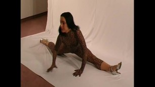Flexible Marlene With Legs Behind Her Neg