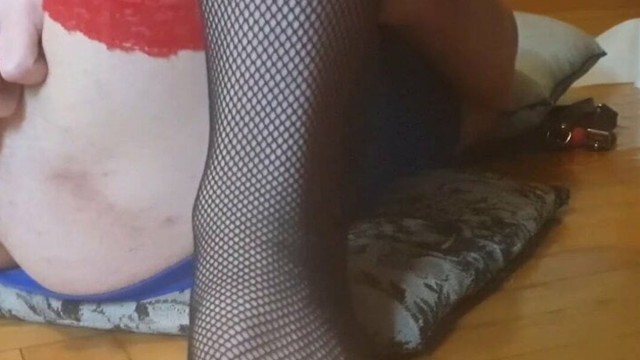Hot trap solo fucked toy and jerk dick