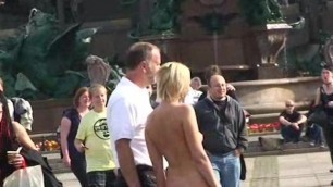 Linda & Agnes - Two Girls Naked in Public Streets