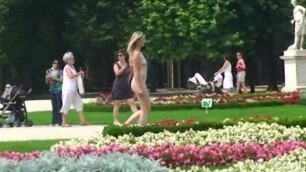 Sweet Blonde Has Fun in Public