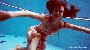Swimming pool erotic babe Martina horny and naked Porn Videos