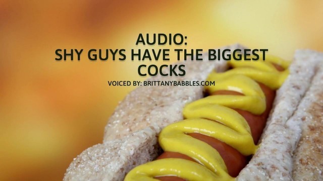 Audio: Shy Guys Have The Biggest Cocks Porn Videos